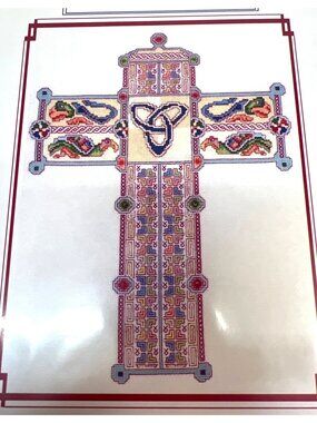 RARE Trinity Cross Counted Cross Stitch Pattern Vickery Collection Made In USA